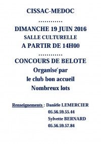 Concours de Belote