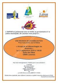 Réunion de Sensibilisation Arnaques et démarchages au domicile