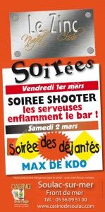 Soirée Shooter et Soirée des Déjantés