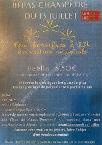 Repas Champêtre du 13 juillet