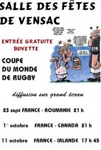 Retransmission Coupe du Monde de Rugby