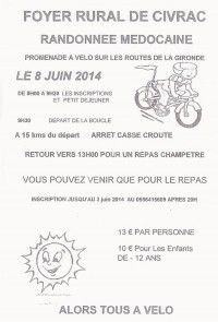 Randonnée Médocaine