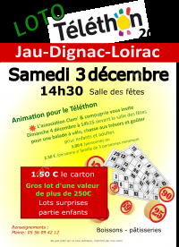 Loto de Téléthon 2016