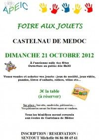 Bourse au jouets Castelnau de Médoc