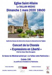 Concert de la Chorale Expressions en Liberté