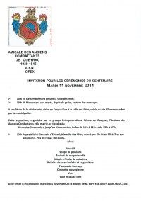 Commémoration du 11 Novembre