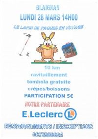 Le Lapin de Pâques en voyage