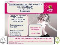 Portes ouvertes Découverte de la ZUMBA