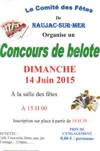 CONCOURS DE BELOTE