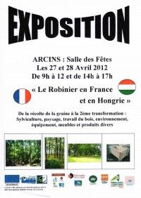 Expo : les robiniers de France et de Hongrie