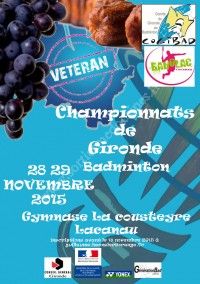 Championnat de Gironde Vétérans Badminton
