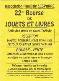 22ème Bourse de Jouets et Livres