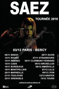 Saez en concert / Arkéa Arena