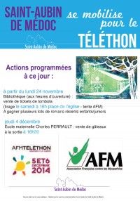 Saint-Aubin de Médoc se Mobilise pour le Téléthon