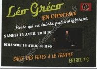 Léo Gréco en Concert