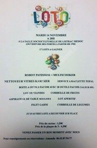 Loto des sarments listracais