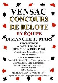 CONCOURS DE BELOTE