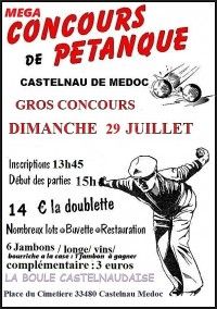 MEGA CONCOURS DE PETANQUE