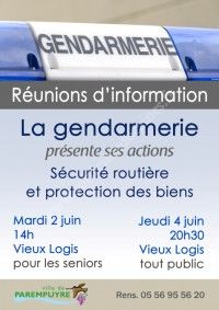 Réunion d'Information de la Gendarmerie
