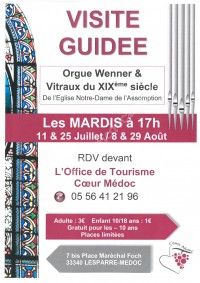 Découverte de l'Orgue Wenner de l'église Notre Dame à Lesparre-Médoc