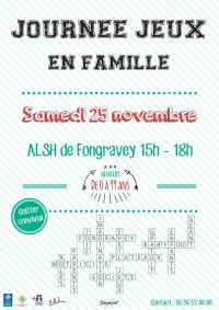 Journée Jeux en Famille
