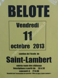 Concours de Belote