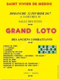 Grand loto des anciens combattants