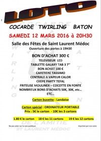 Loto cocarde Twirling-baton