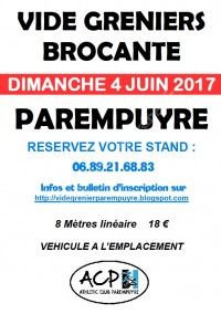 VIDE GRENIER AC PAREMPUYRE
