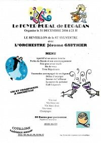 Réveillon de la Saint-Sylvestre 2016