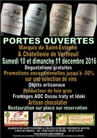 Portes Ouvertes Marquis de St-Estèphe & Châtellenie de Vertheuil Réunis