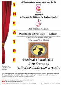 Théâtre Petits meurtres aux Sapins