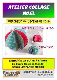 Atelier Collage Noël
