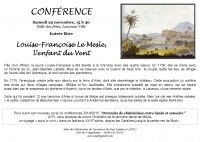 Conférence : Louise-Françoise Le Mesle, l'enfant du Vent