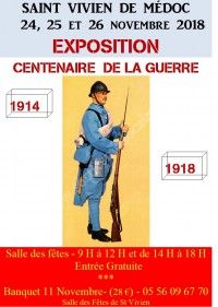 EXPOSITION CENTENAIRE GUERRE 14-18