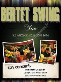 Concert Bertet Swing Trio