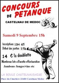 Concours de pétanque