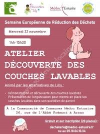 Atelier découverte des couches lavables