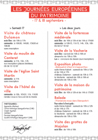 Journées Européennes du Patrimoine 2016