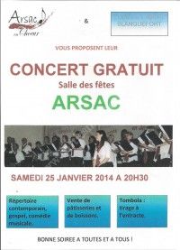 Concert Arsac en Choeur