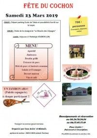 Fête du Cochon et Visite d'une vinaigrerie