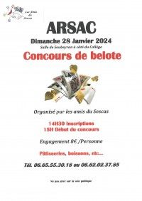 CONCOURS DE BELOTE