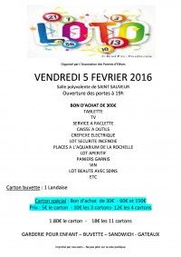 LOTO de l'APE