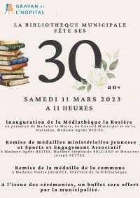 La Bibliothèque Municipale Fête Ses 30 Ans