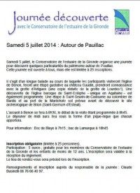 Journée Découverte avec le Conservatoire de l'Estuaire de la Gironde