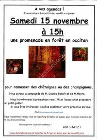 Promenade en foret en occitan