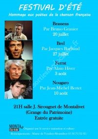 Concert de Brel interprété par Jacques Barbaud