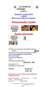 Soirée dansante et choucroute royale