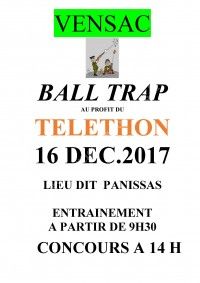 Ball Trap au profit du Téléthon 2017