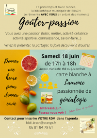 Goûter-Passion Généalogie